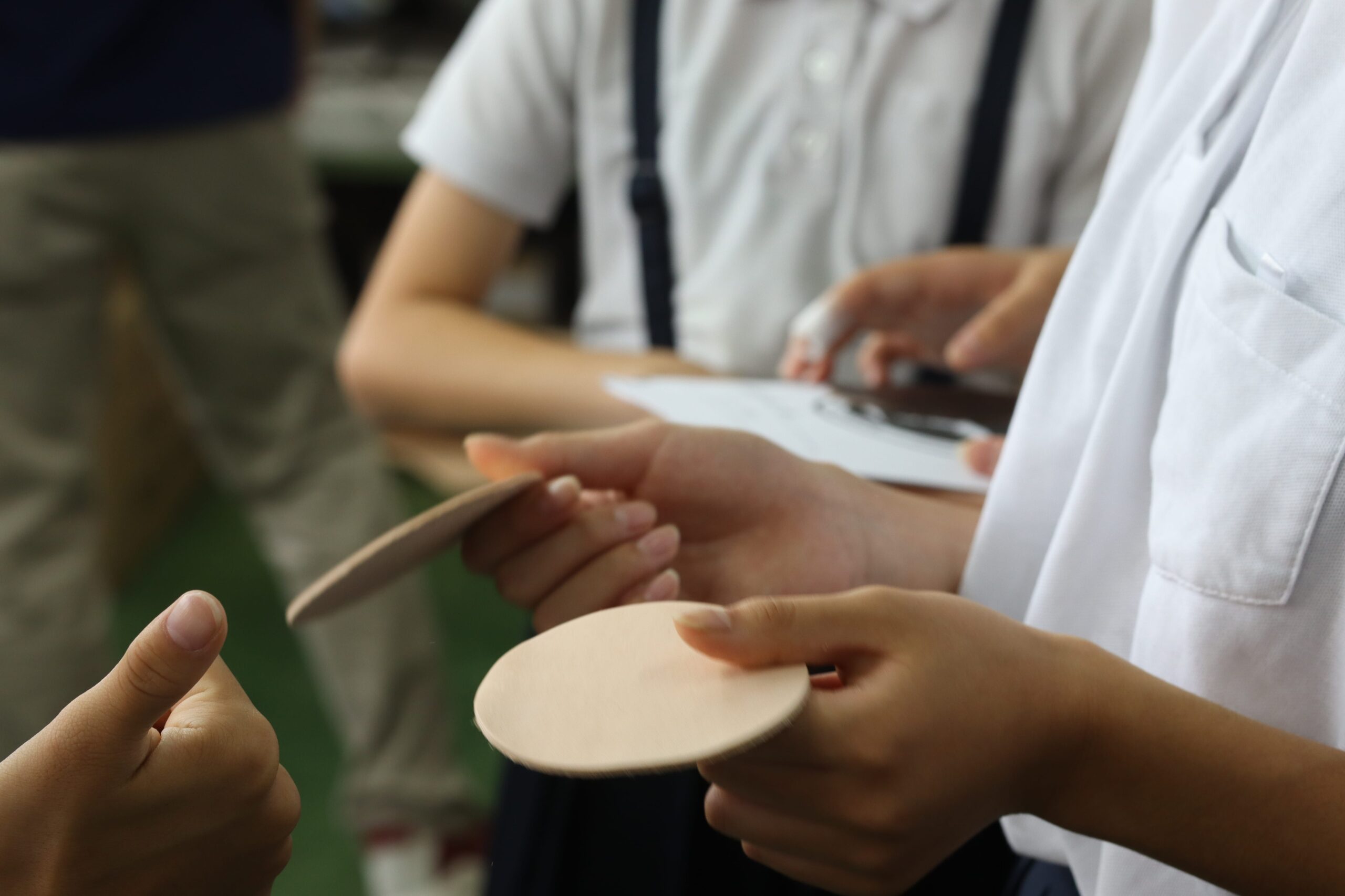 地元の小学生が工場見学に来てくれました。